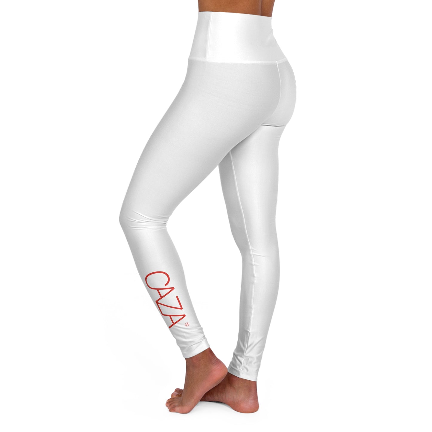 High Waisted Yoga Leggings (Option 2 - White)
