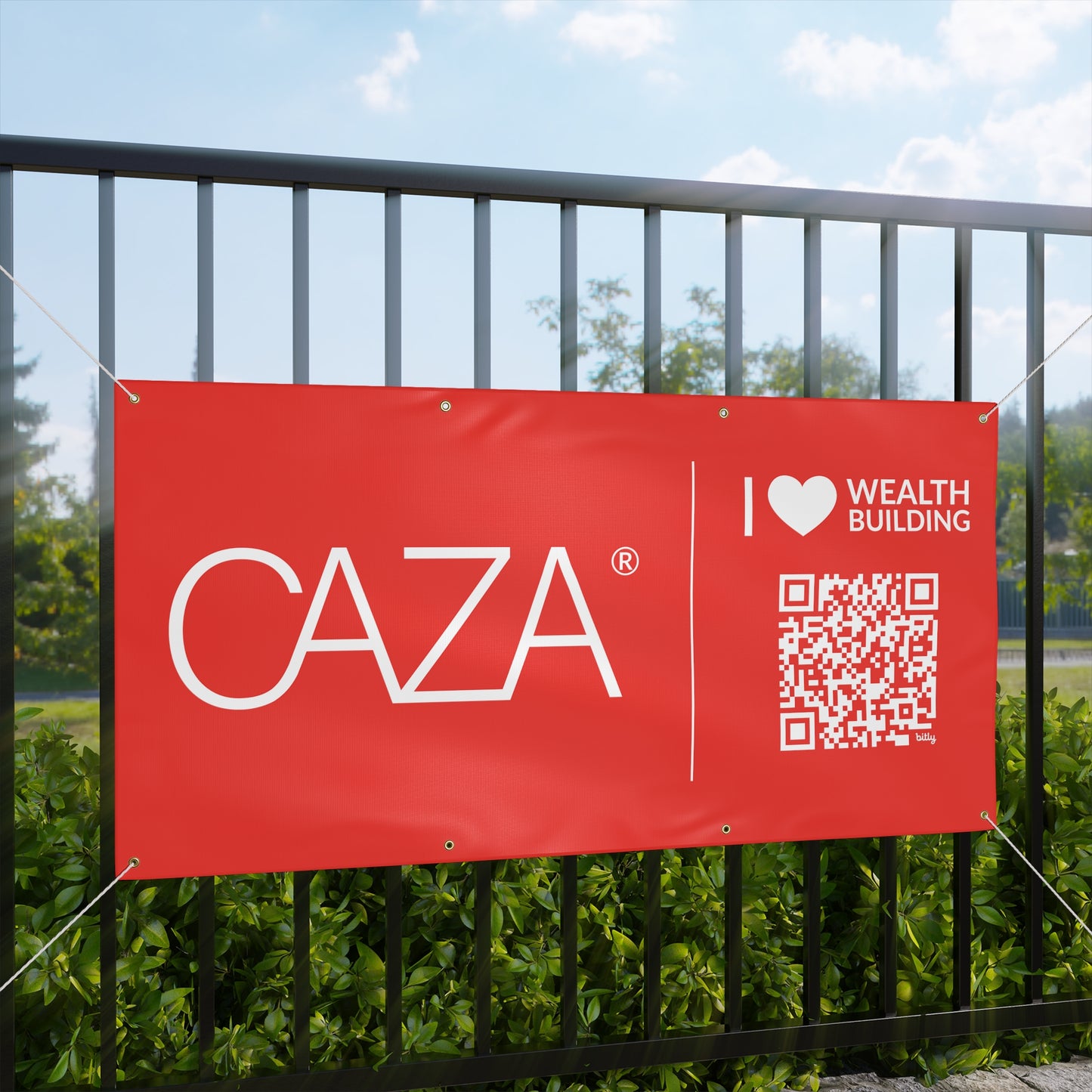 Join CAZA® | Matte Banner (Red)