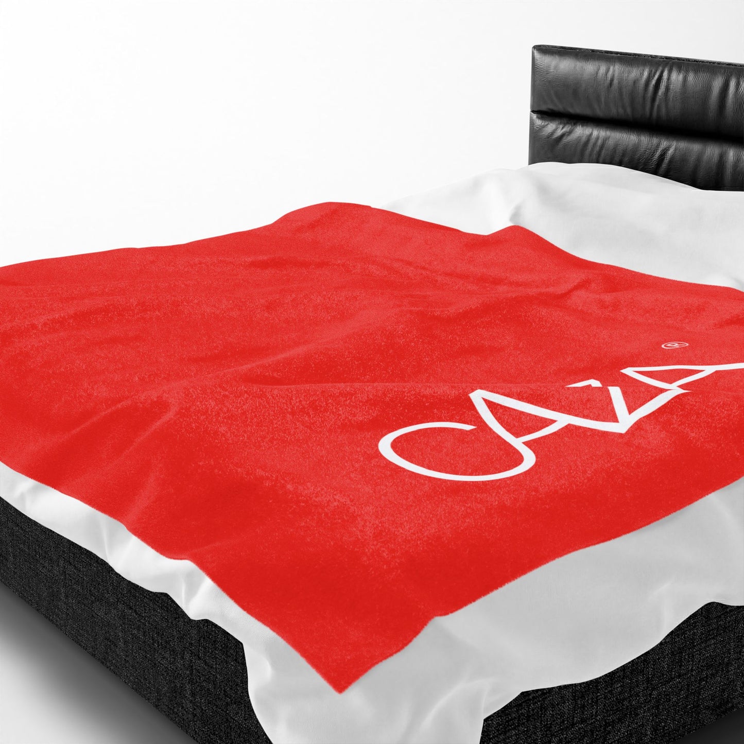 Velveteen Plush Blanket (Red)