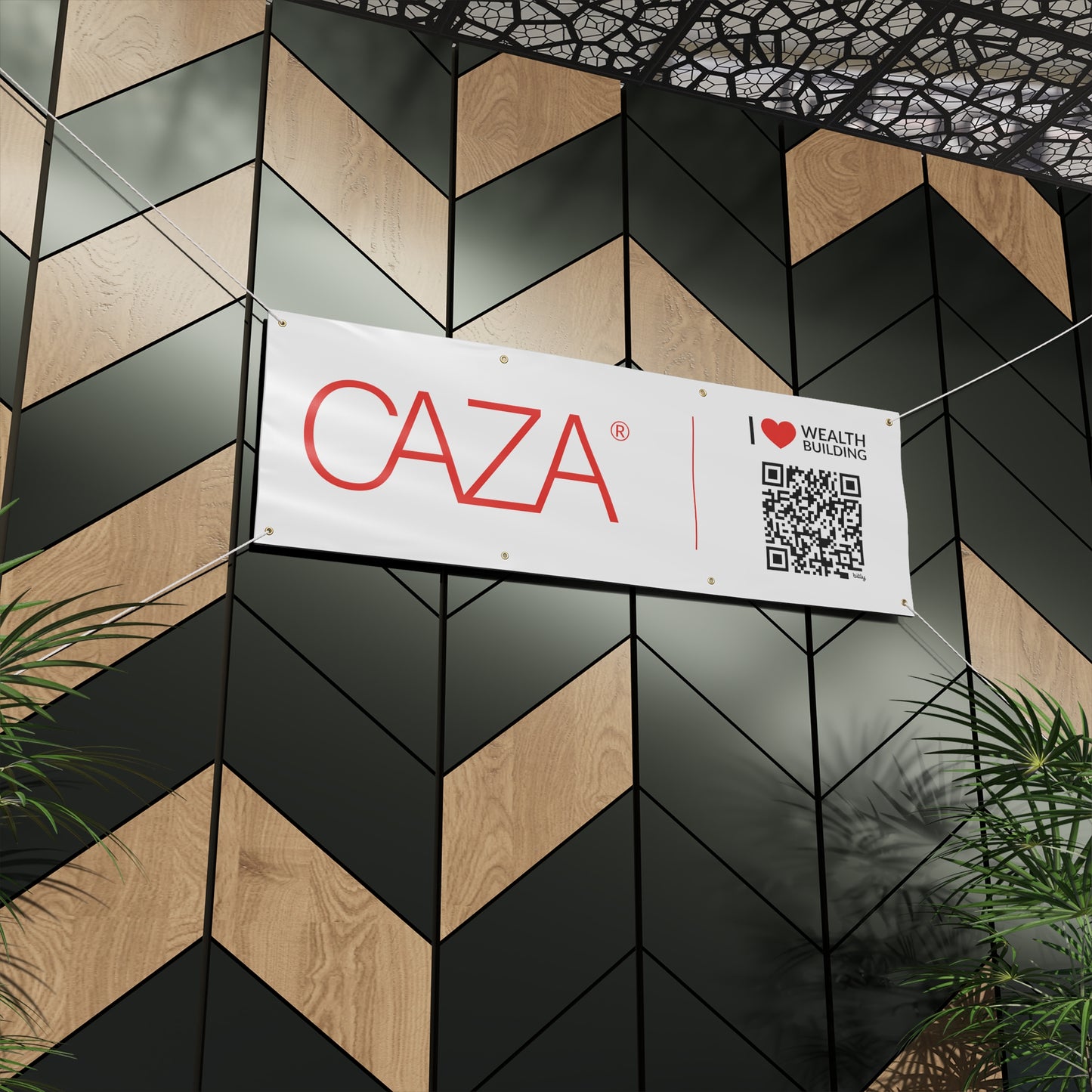 Join CAZA® | Matte Banner (White)