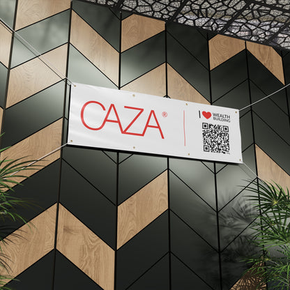 Join CAZA® | Matte Banner (White)