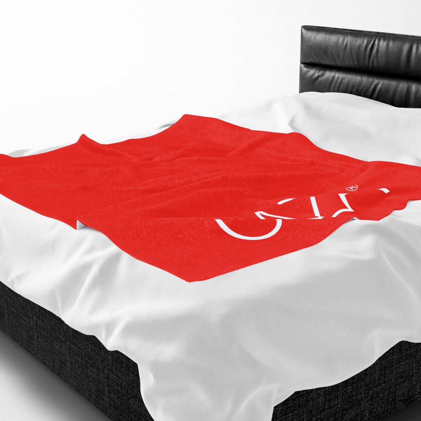 Velveteen Plush Blanket (Red)