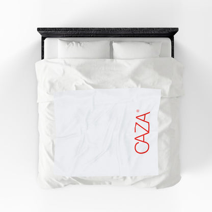 Velveteen Plush Blanket (White)