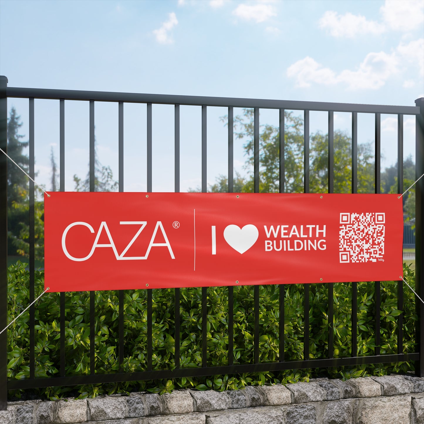 Join CAZA® | Matte Banner (Red)