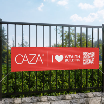 Join CAZA® | Matte Banner (Red)