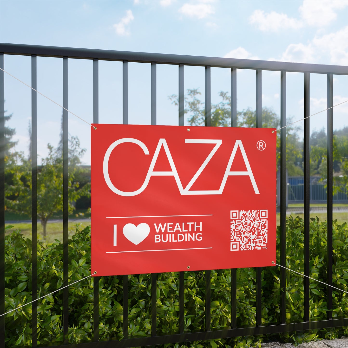 Join CAZA® | Matte Banner (Red)