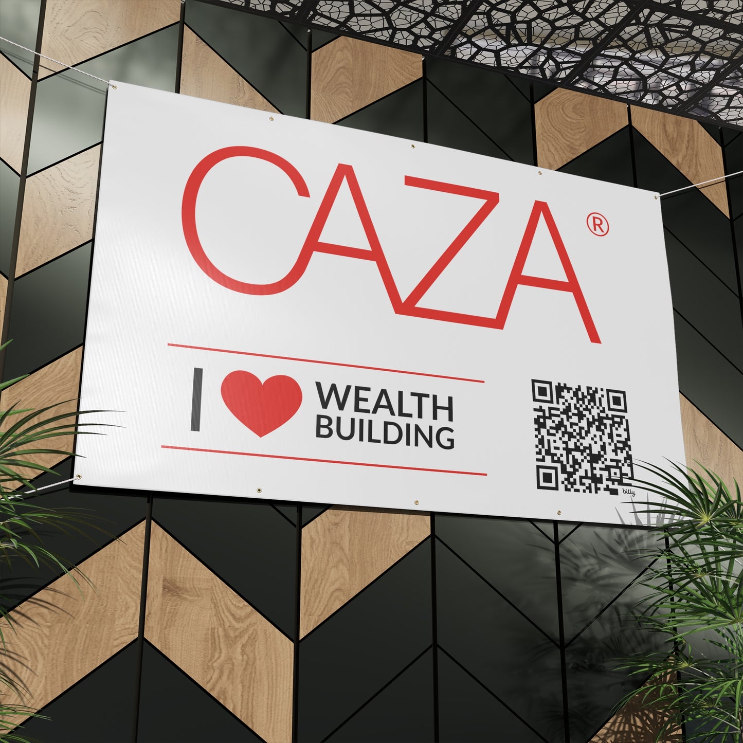 Join CAZA® | Matte Banner (White)