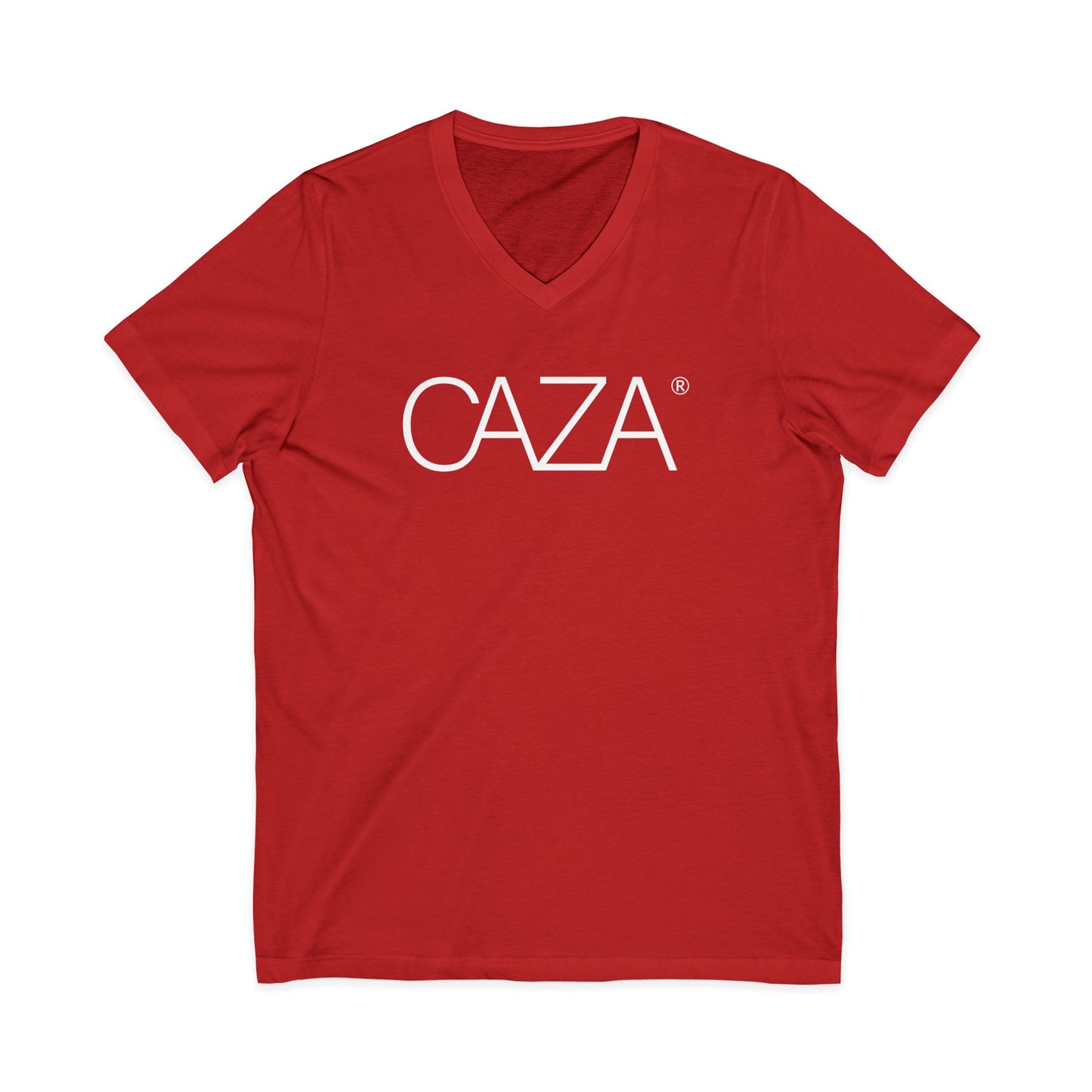 Unisex Jersey Short Sleeve V-Neck Tee