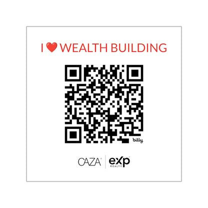 Join CAZA® | Square Vinyl Stickers