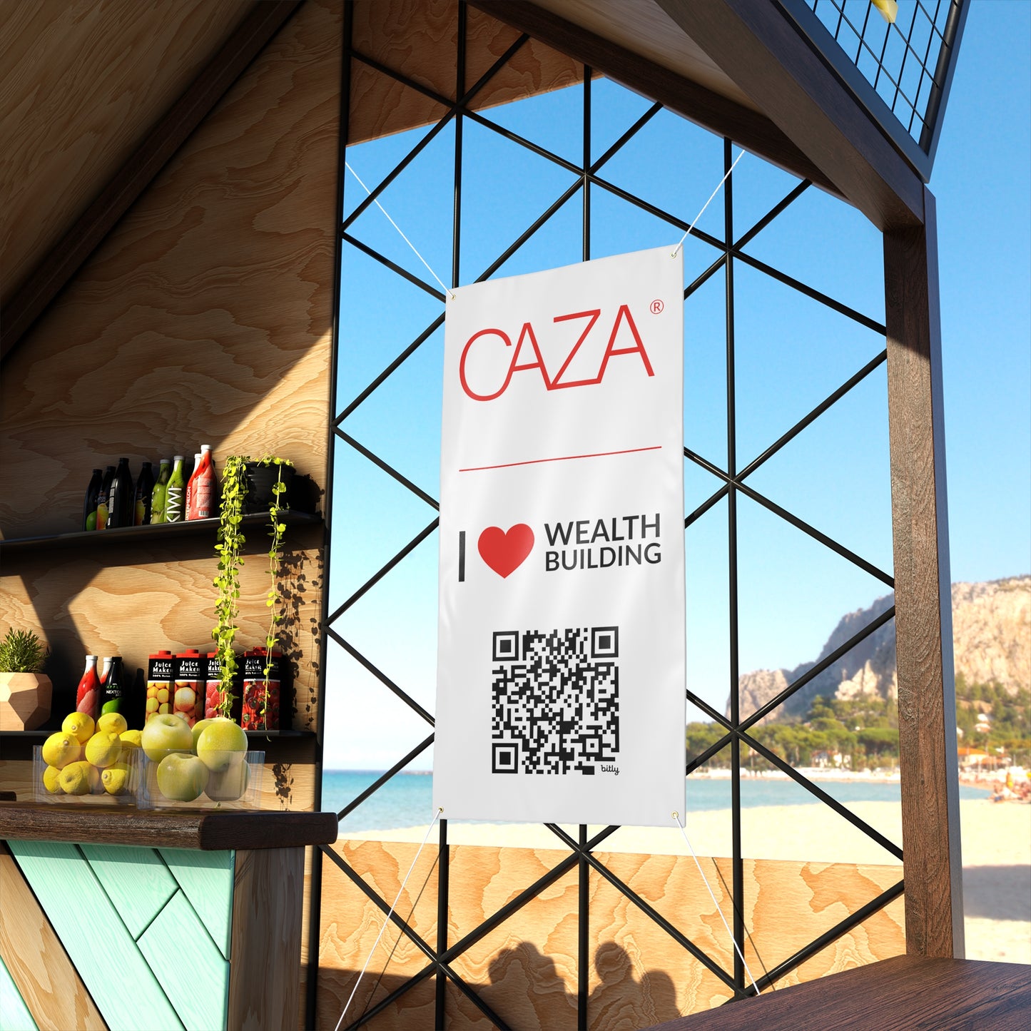 Join CAZA® | Matte Banner (White)