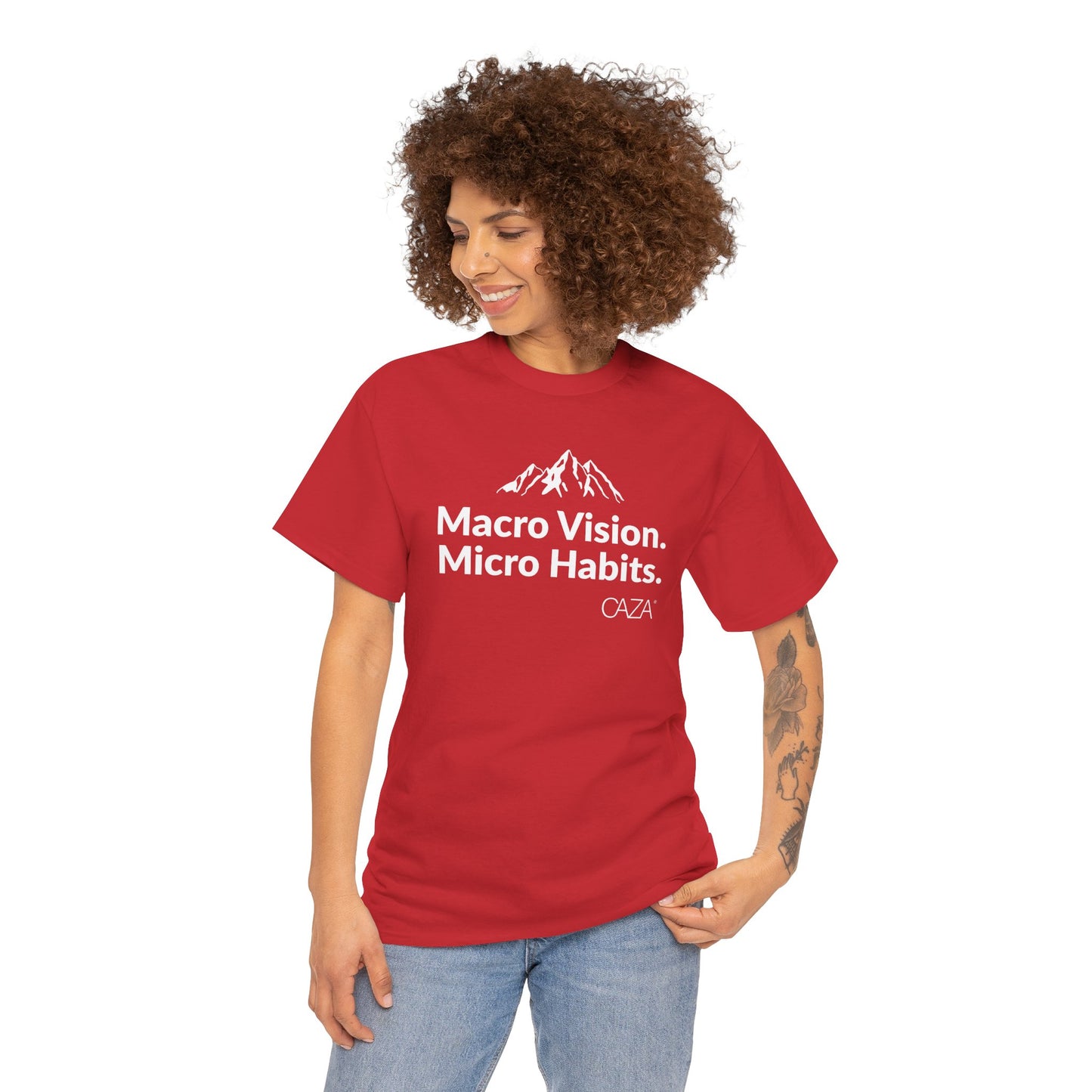 Macro Vision. Micro Habits. Tee