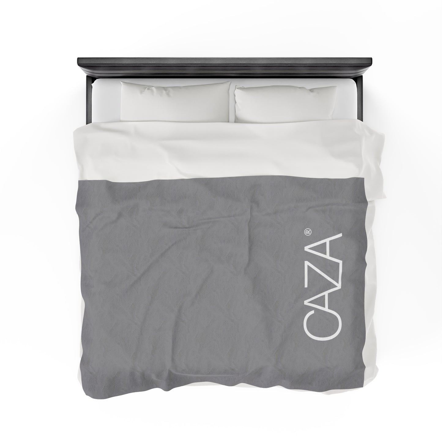 Velveteen Plush Blanket (Grey)