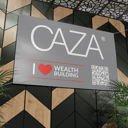 Join CAZA® | Matte Banner (Grey)
