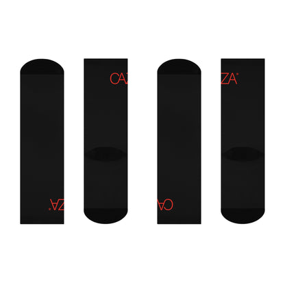 Cushioned Crew Socks (Black)