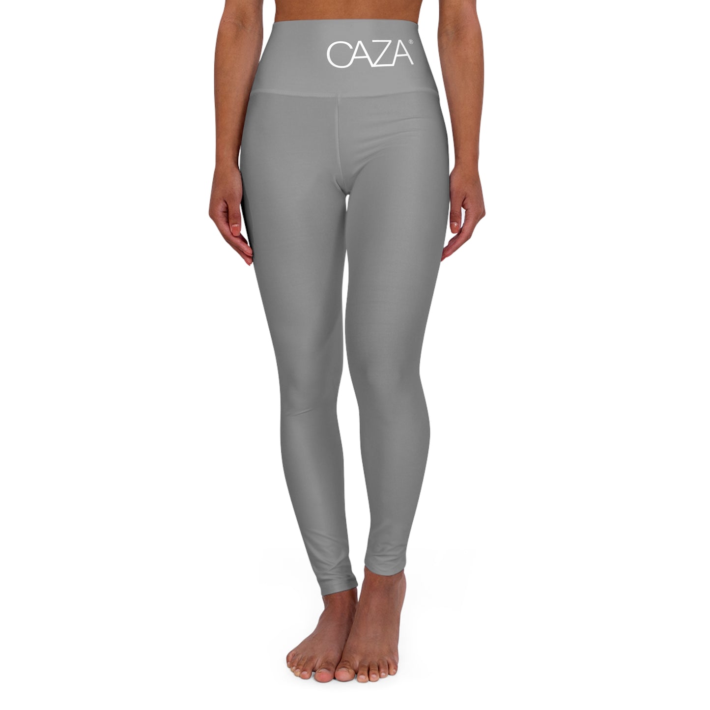 High Waisted Yoga Leggings (Option 1 - Grey)