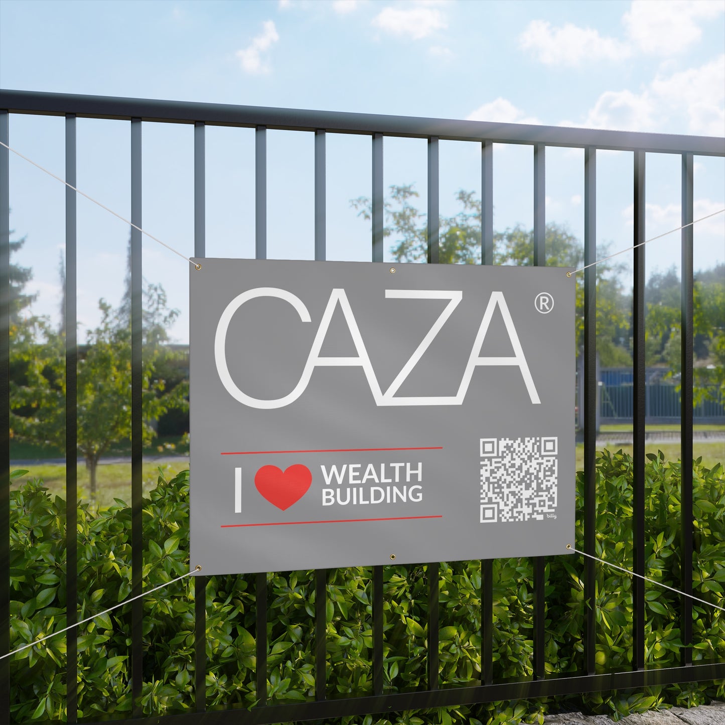 Join CAZA® | Matte Banner (Grey)
