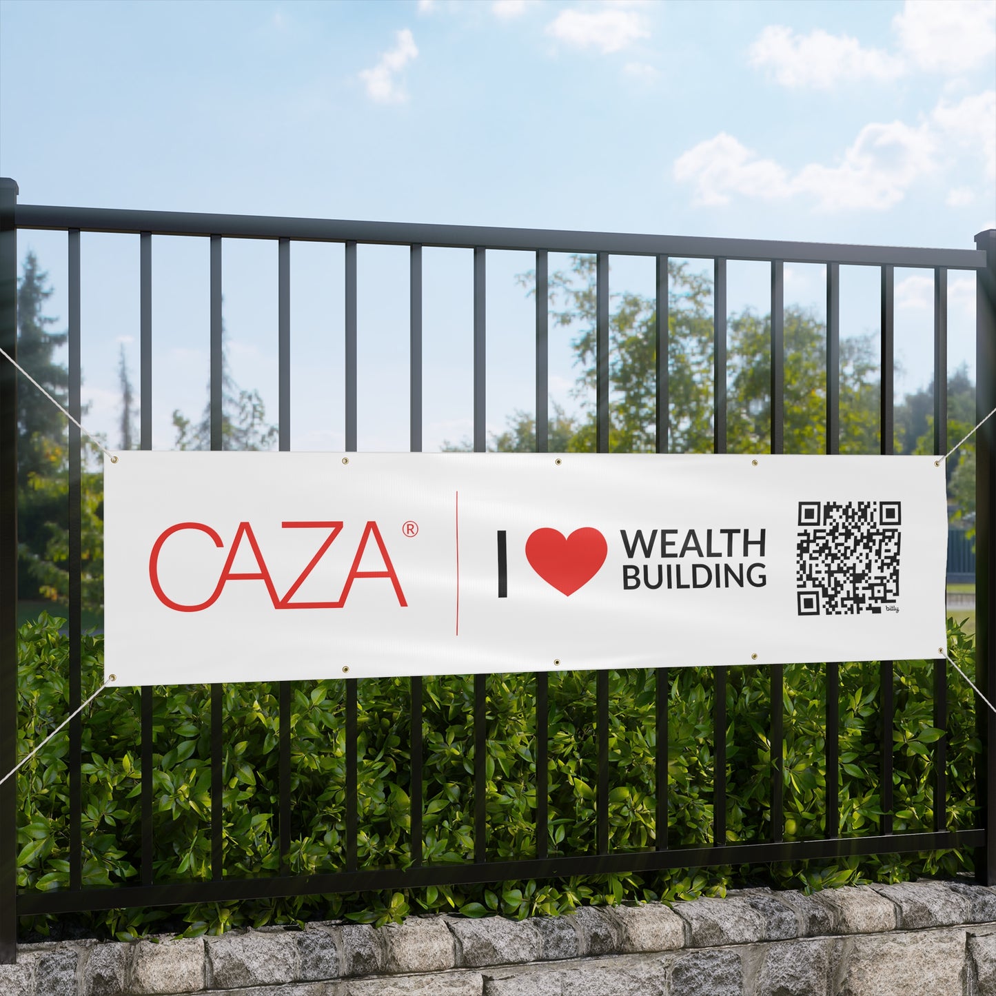 Join CAZA® | Matte Banner (White)