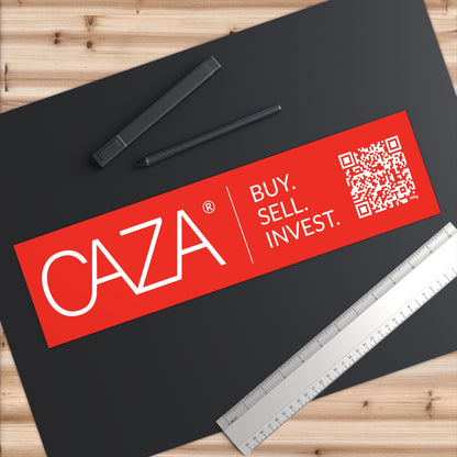 Buy. Sell. Invest. Bumper Stickers (Red)