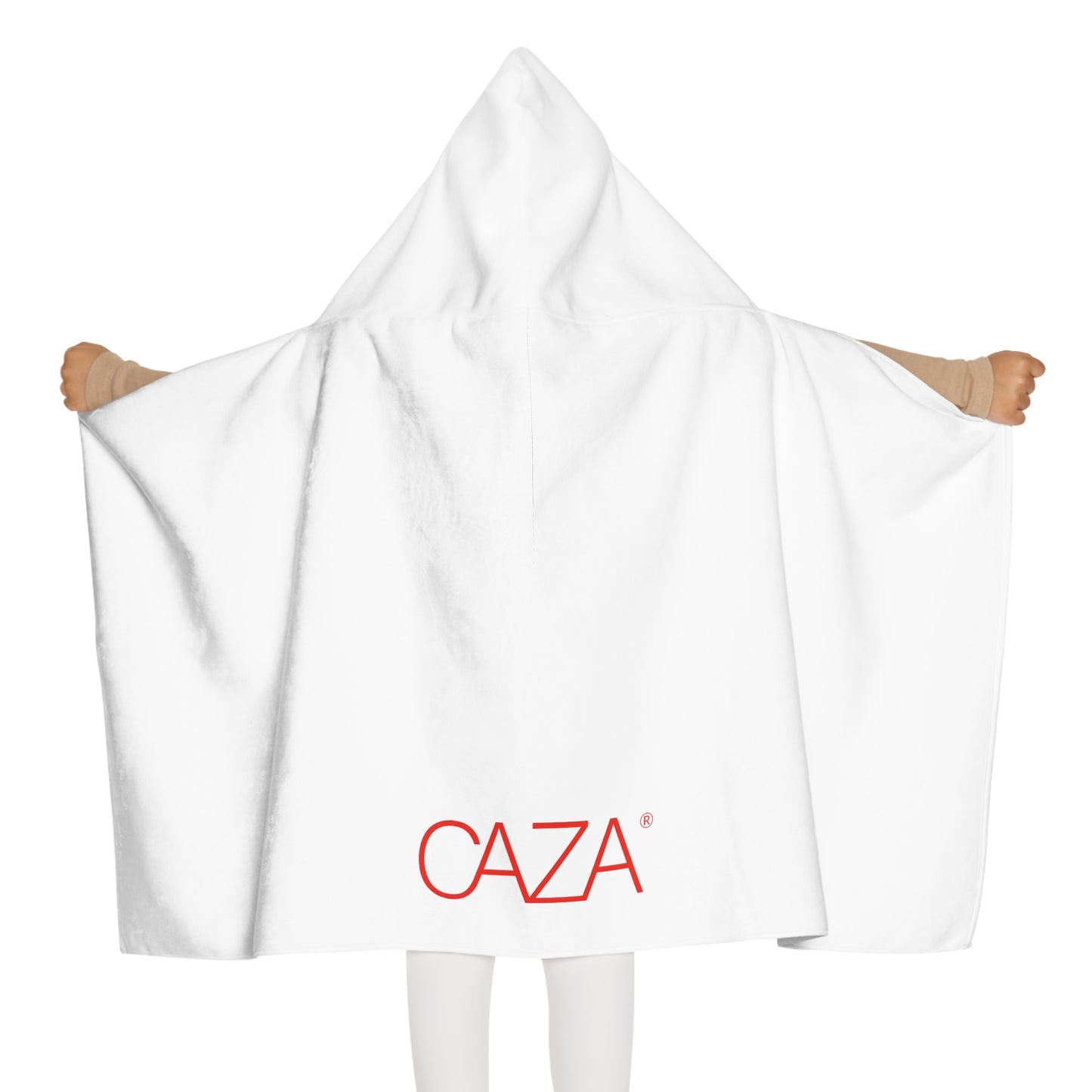 Youth Hooded Towel (White)