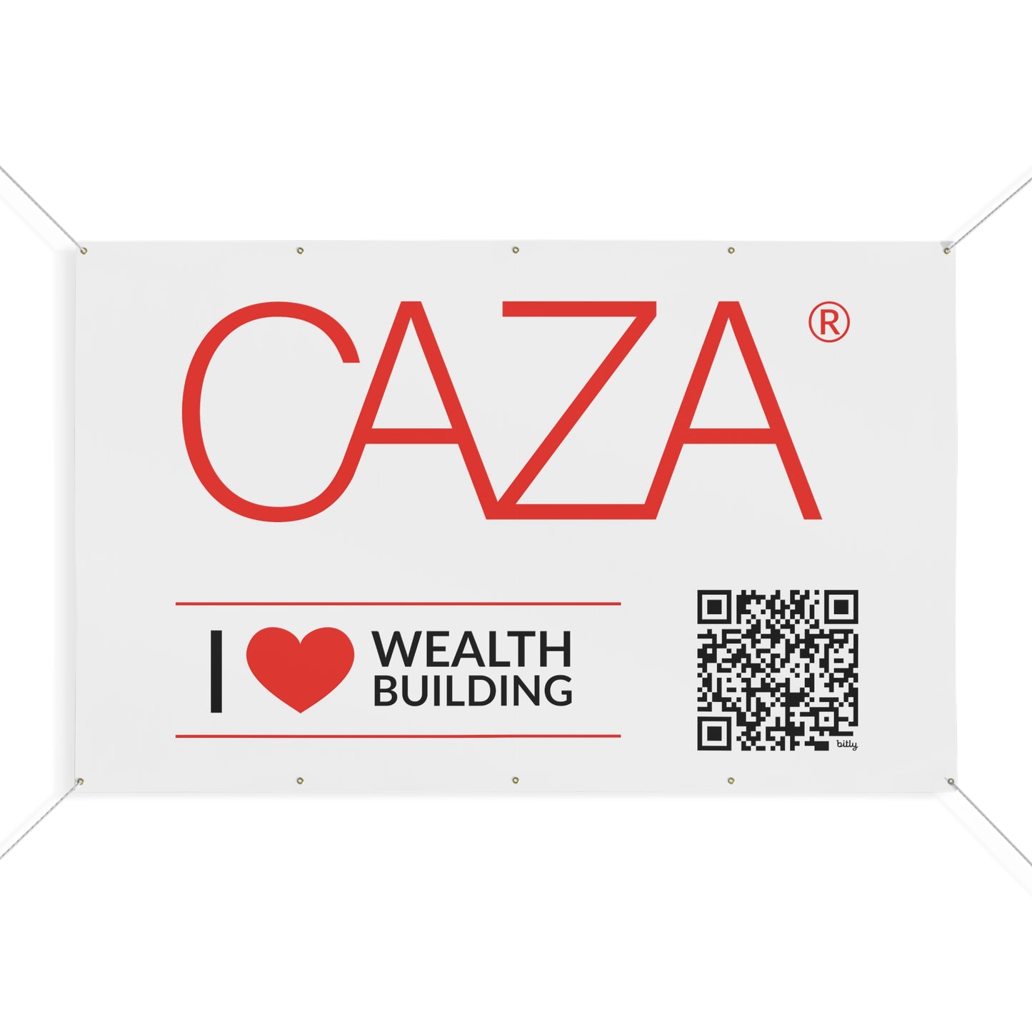Join CAZA® | Matte Banner (White)