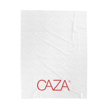 Velveteen Plush Blanket (White)