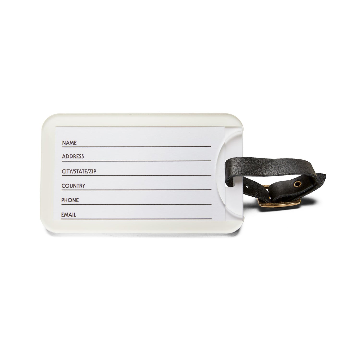 Luggage Tag (White)