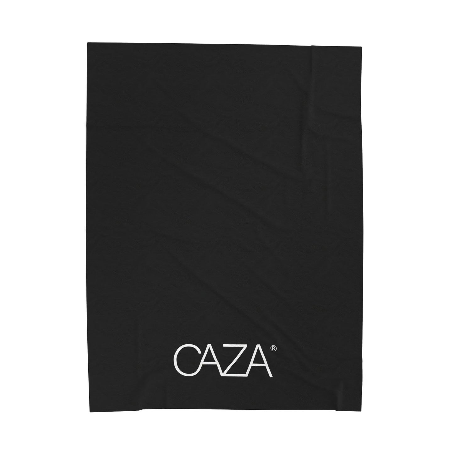 Velveteen Plush Blanket (Black)