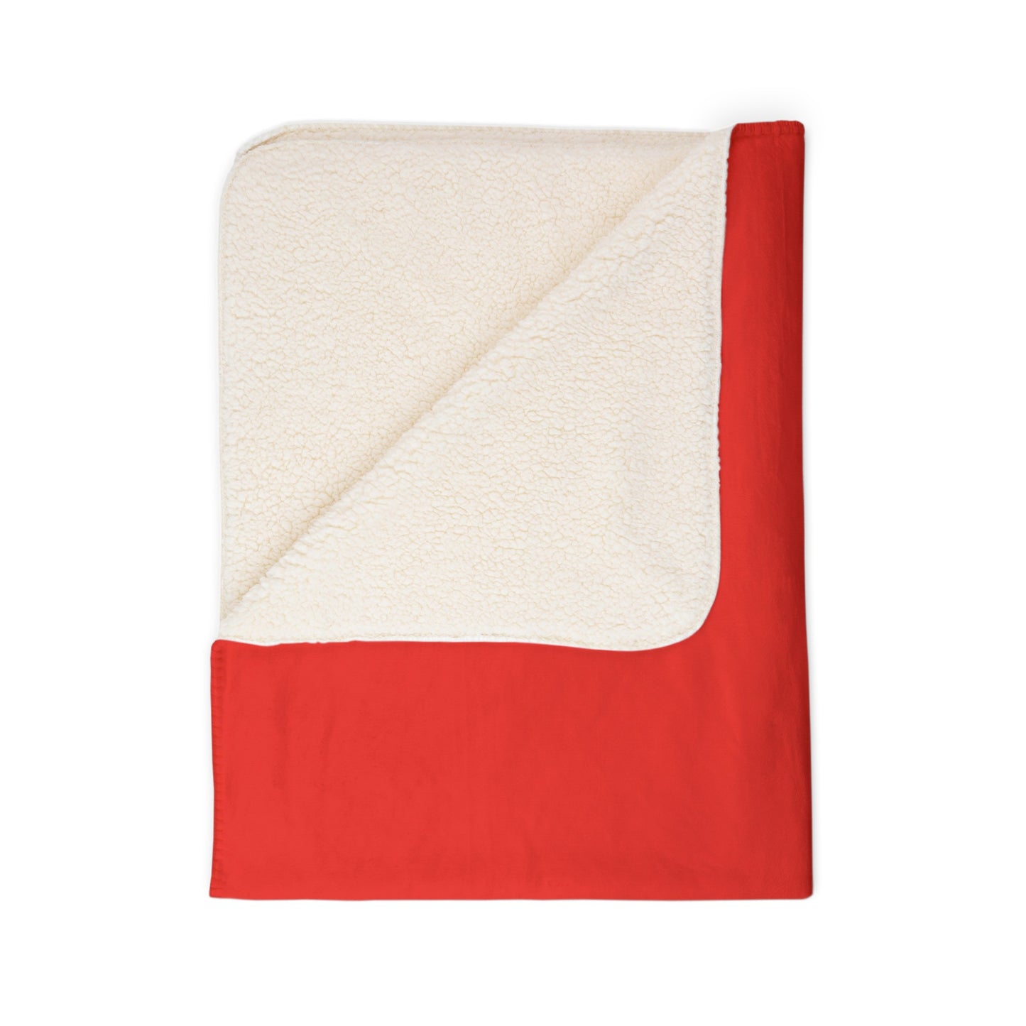 Fleece Sherpa Blanket (Red)