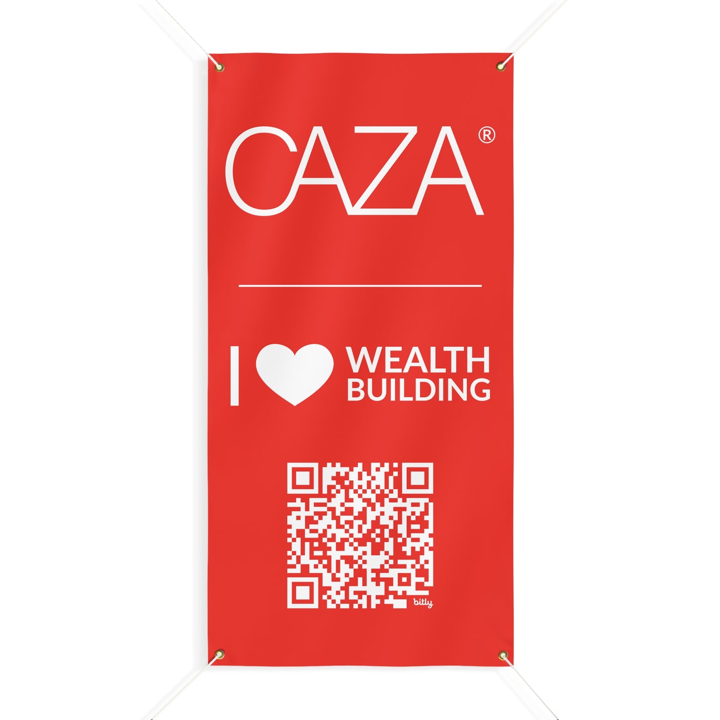 Join CAZA® | Matte Banner (Red)