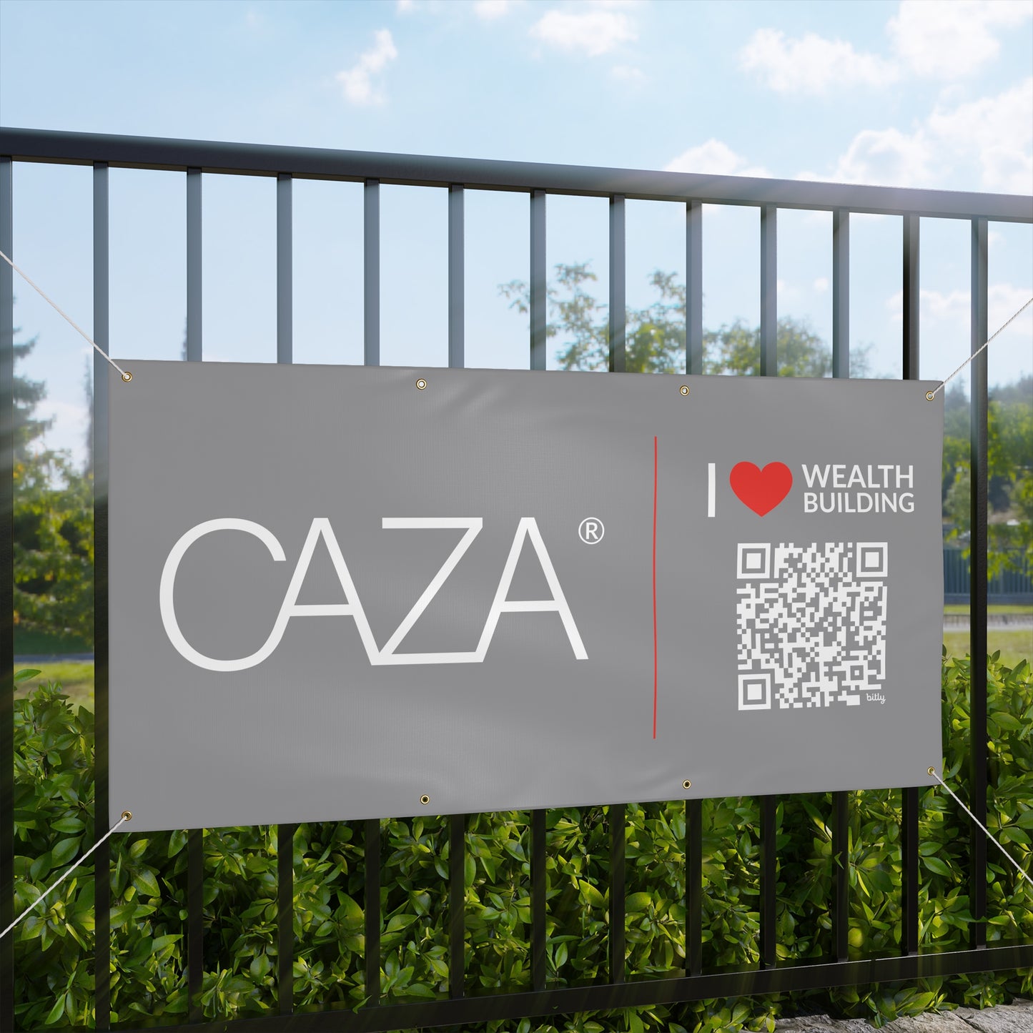 Join CAZA® | Matte Banner (Grey)