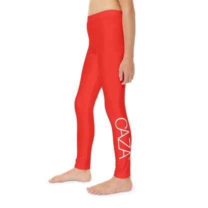 Youth Full-Length Leggings (Red)