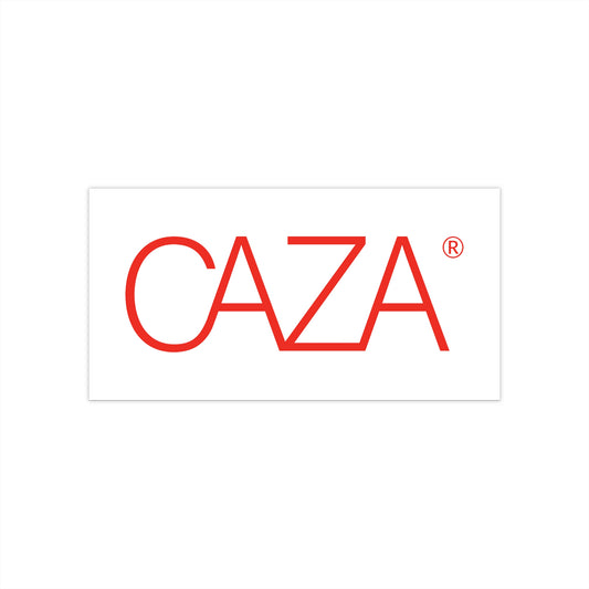 CAZA® Bumper Stickers (White)