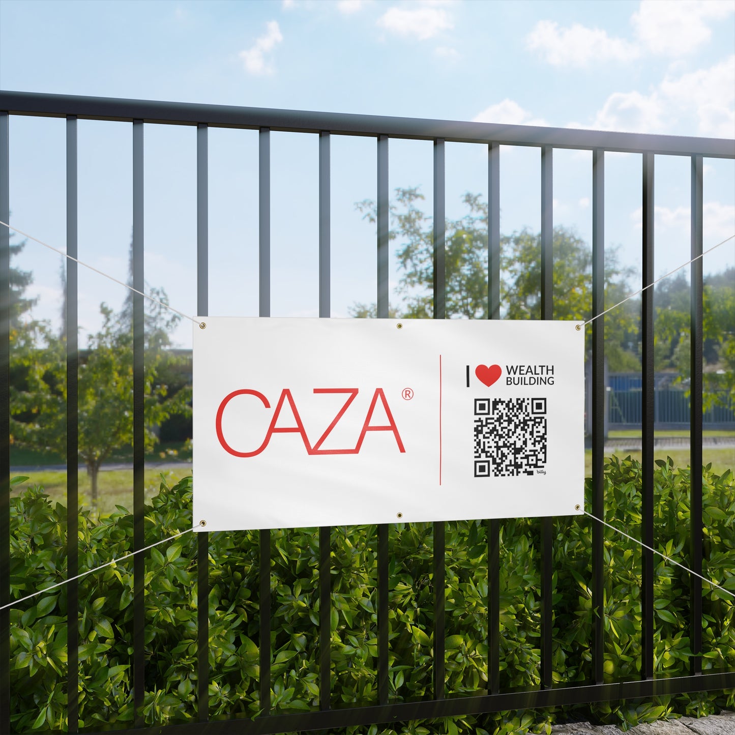 Join CAZA® | Matte Banner (White)