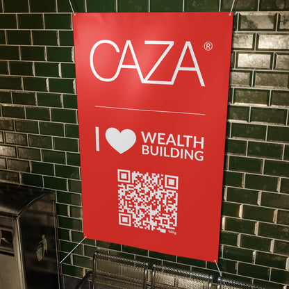 Join CAZA® | Matte Banner (Red)