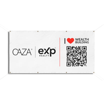 Join CAZA® | Vinyl Banners (White)