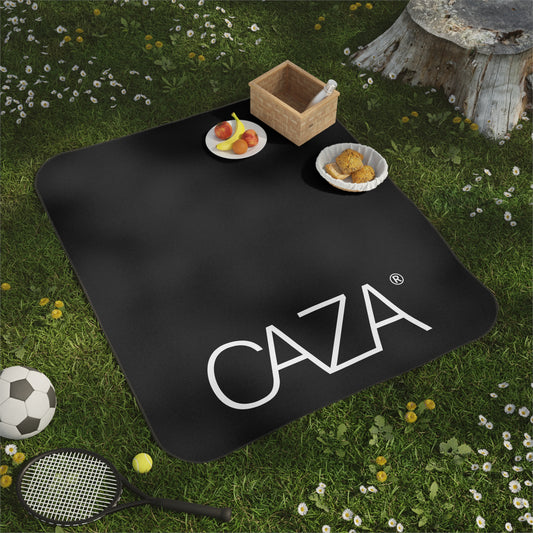 Picnic Blanket (Black with White Logo)