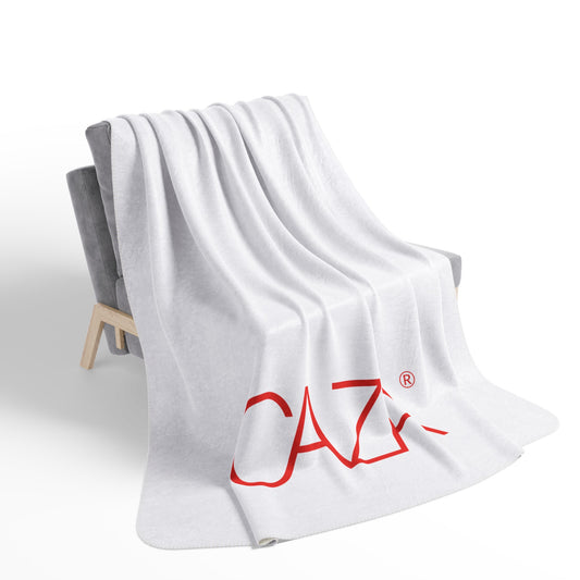 Fleece Sherpa Blanket (White)
