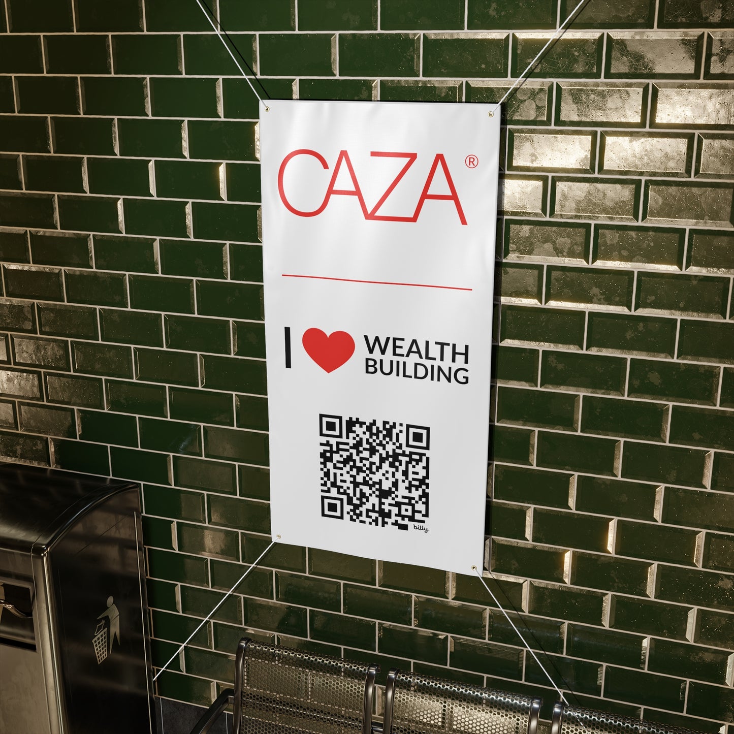 Join CAZA® | Matte Banner (White)