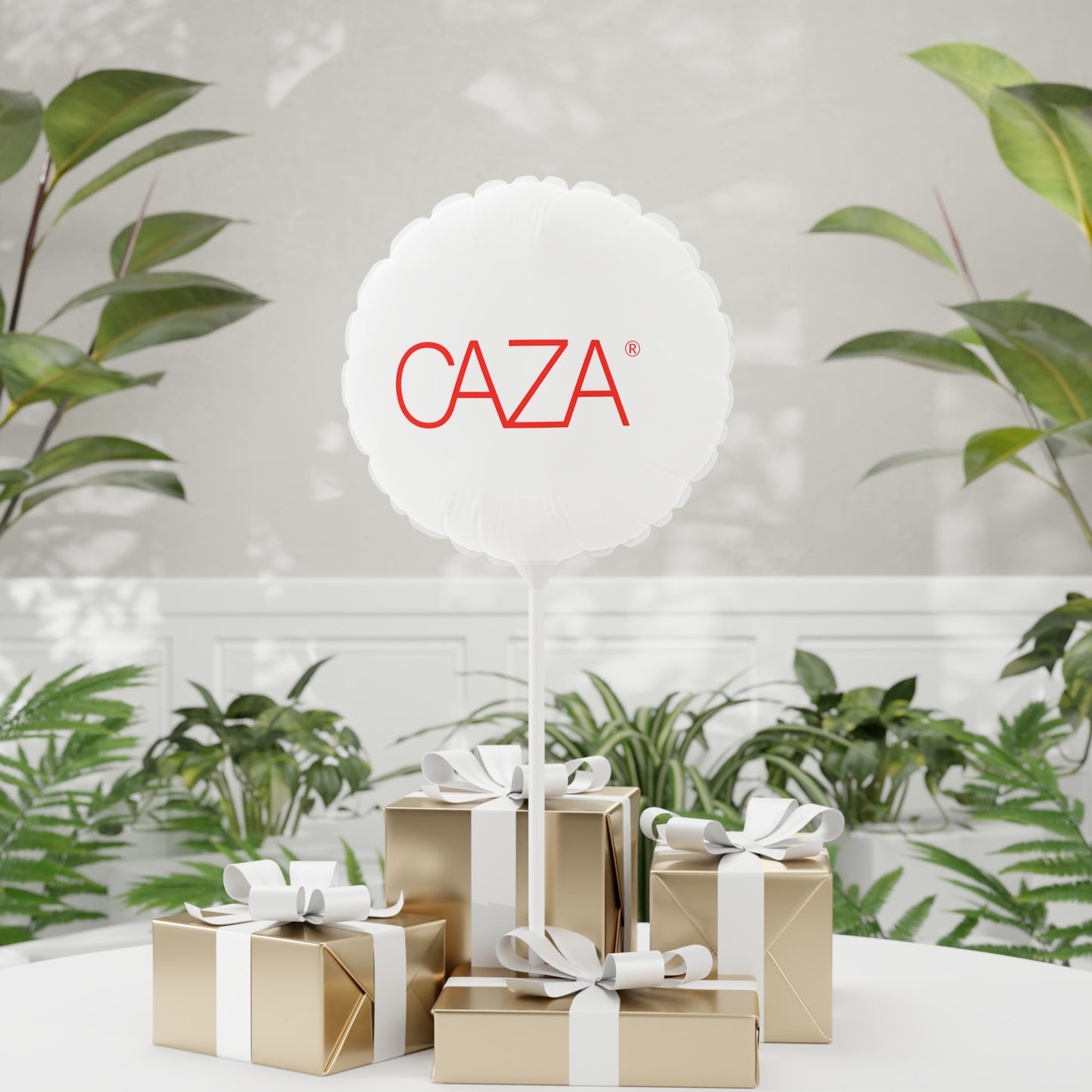 No Helium Balloon (White)