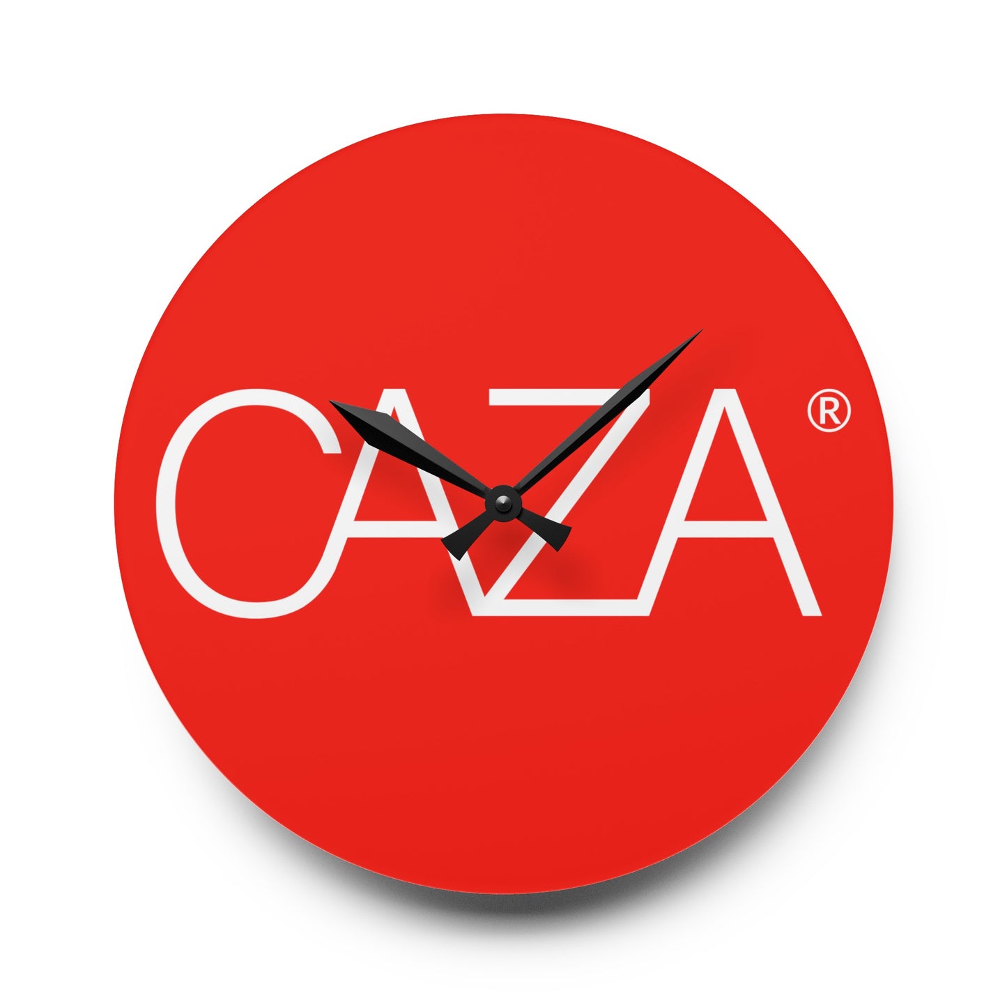 Acrylic Wall Clock (Red)