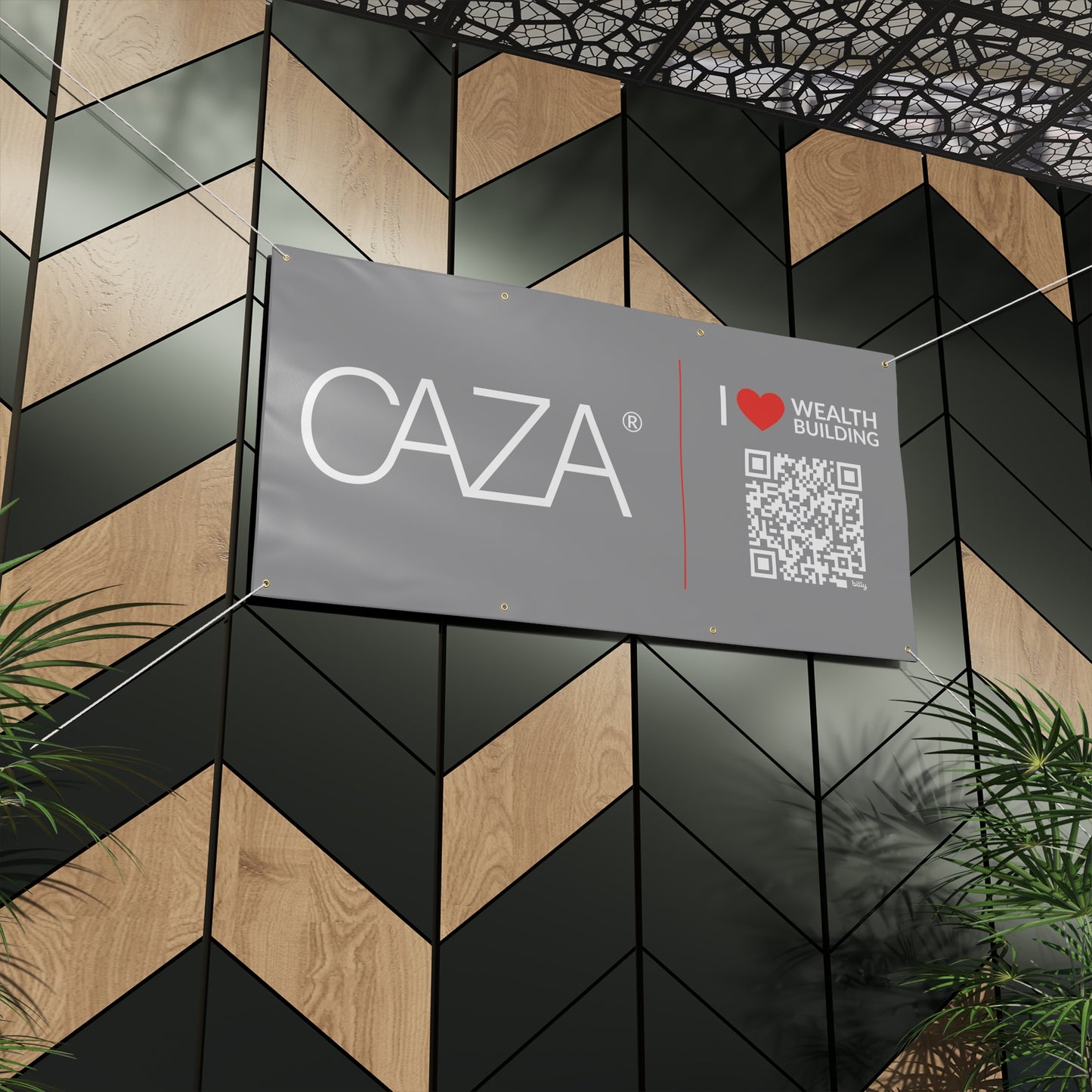 Join CAZA® | Matte Banner (Grey)