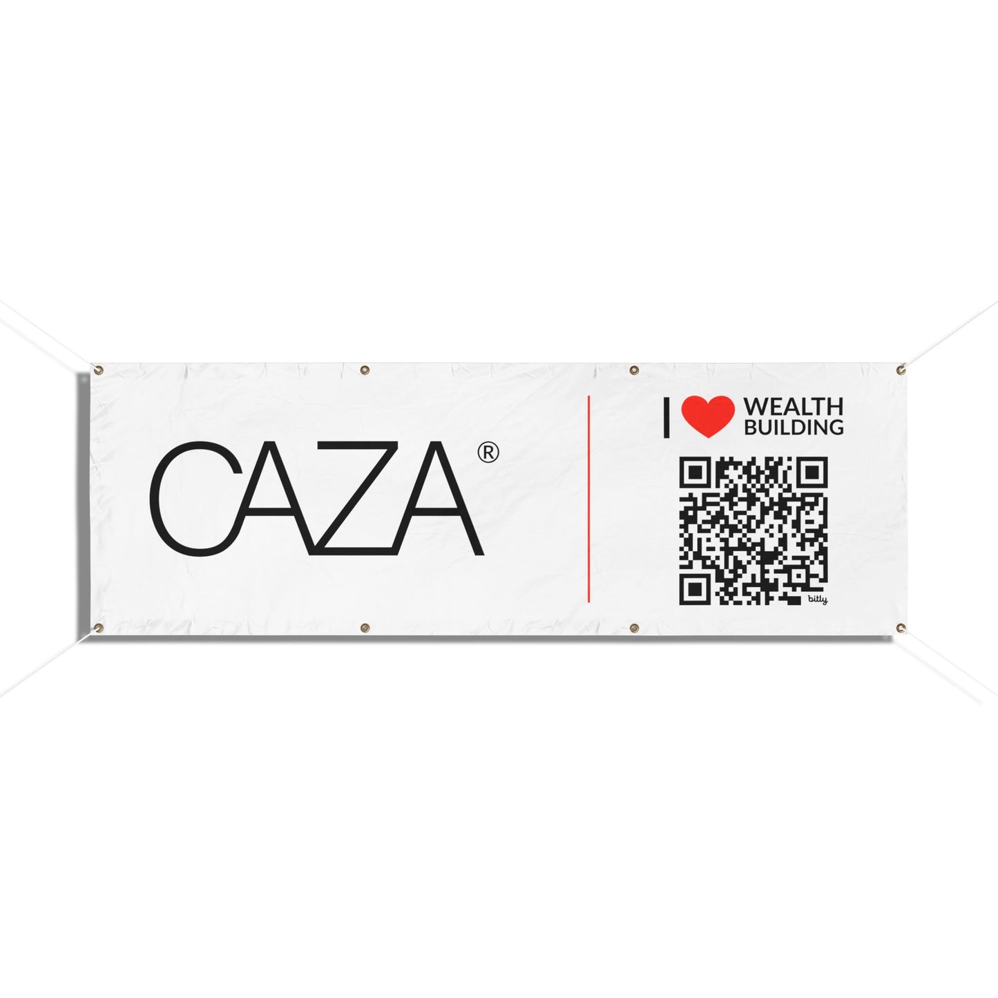 Join CAZA® | Vinyl Banners (White)