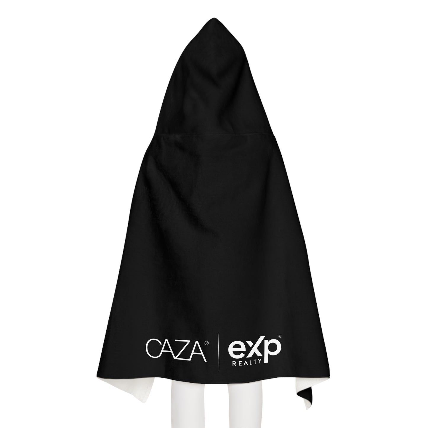 Youth Hooded Towel (Black)