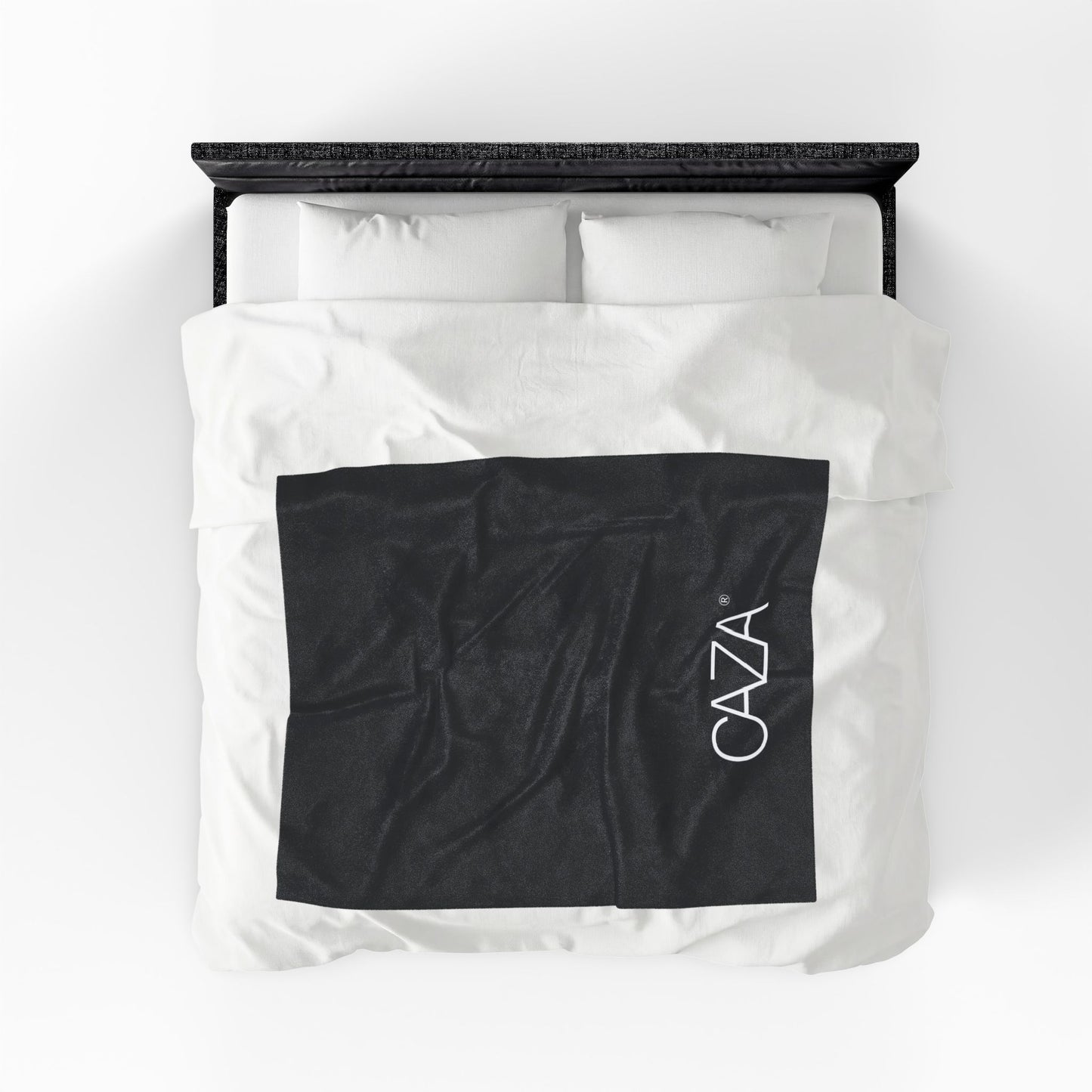 Velveteen Plush Blanket (Black)