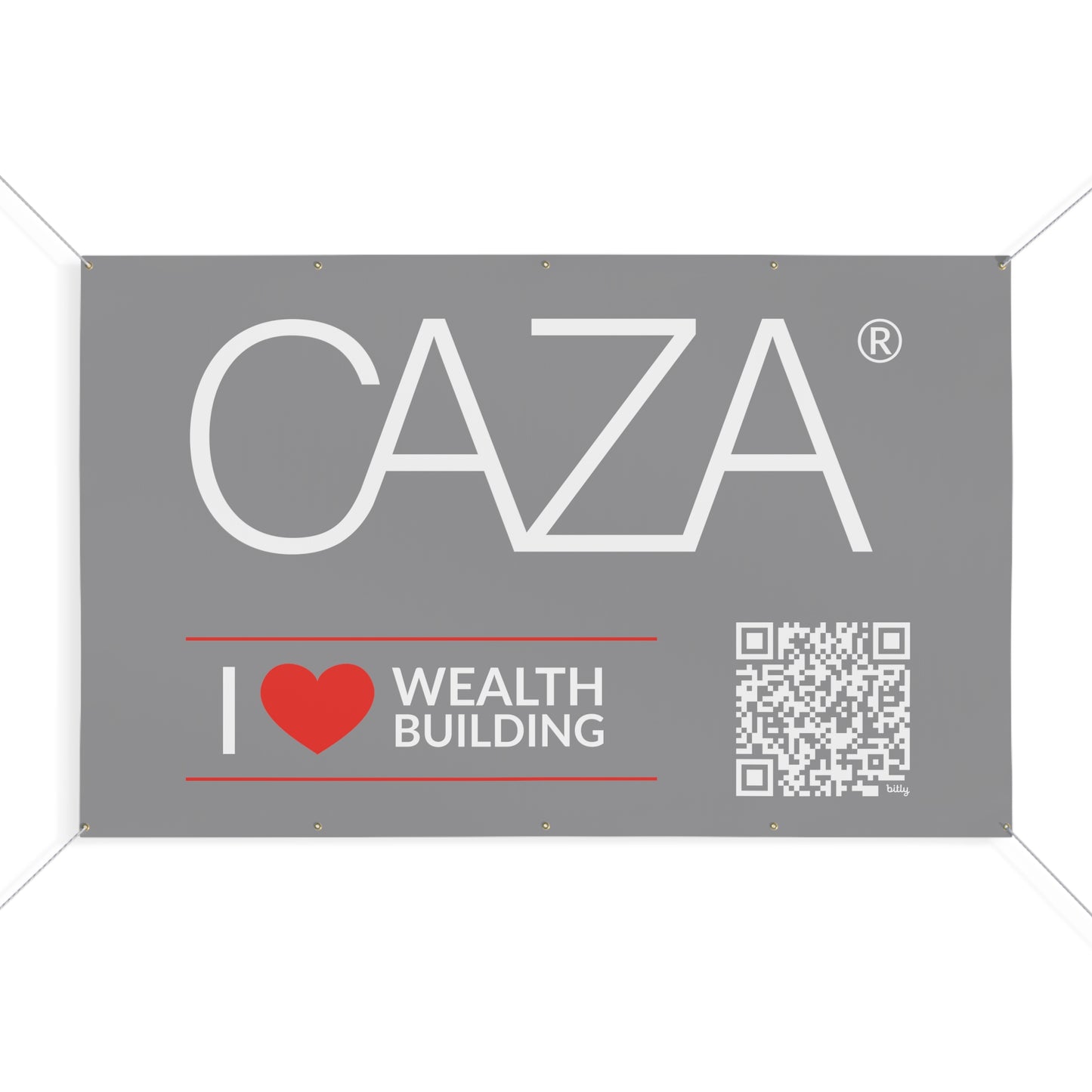 Join CAZA® | Matte Banner (Grey)