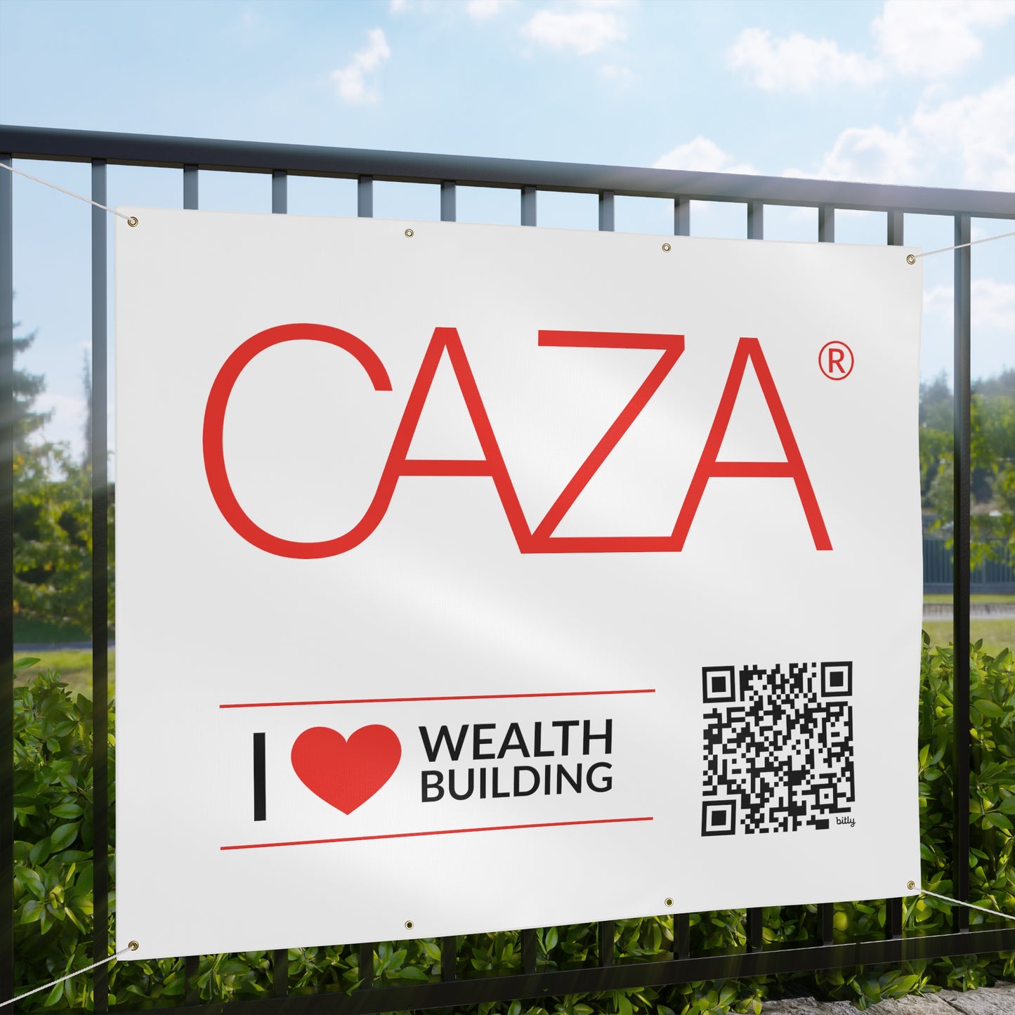 Join CAZA® | Matte Banner (White)