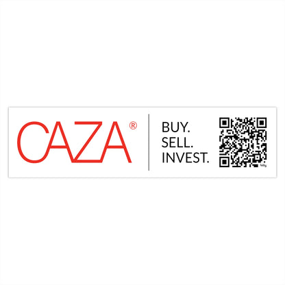 Buy. Sell. Invest. Bumper Stickers (White)