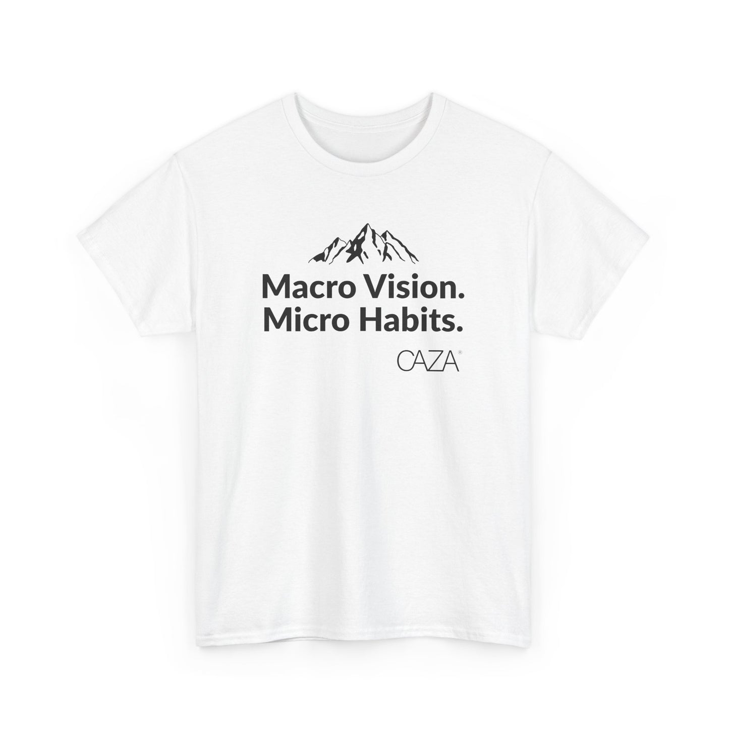 Macro Vision. Micro Habits. Tee