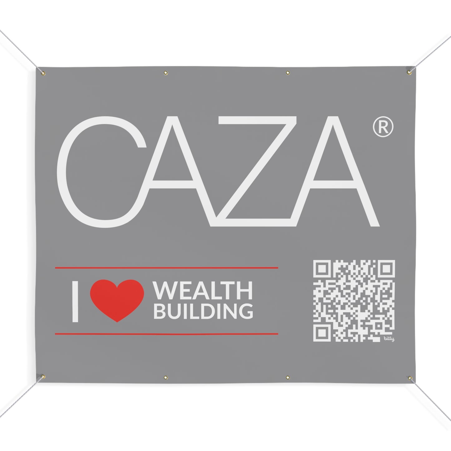 Join CAZA® | Matte Banner (Grey)