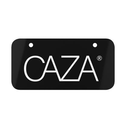 Mini License Plate (Black)